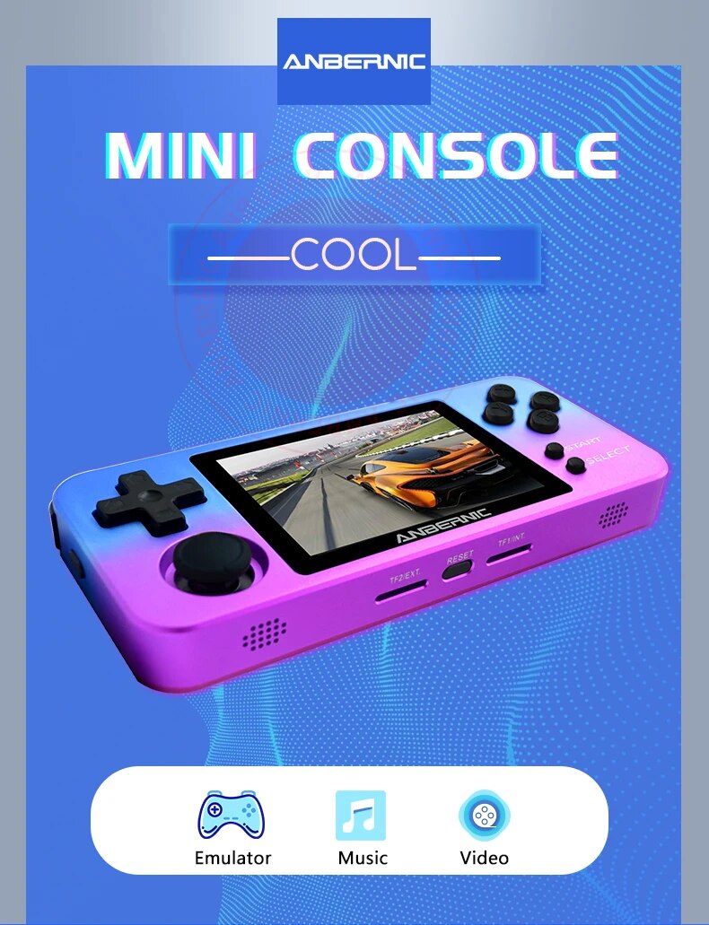 Máy chơi game cầm tay Anbernic RG280M màu Blue Ombre 1