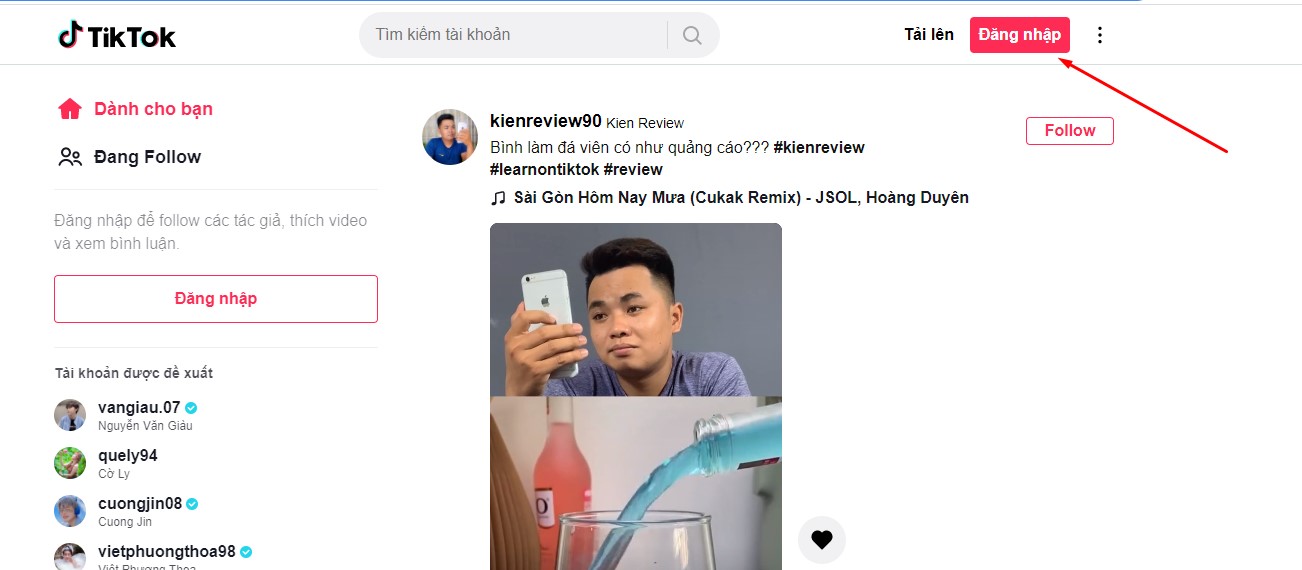 đăng ký tài khoản tiktok