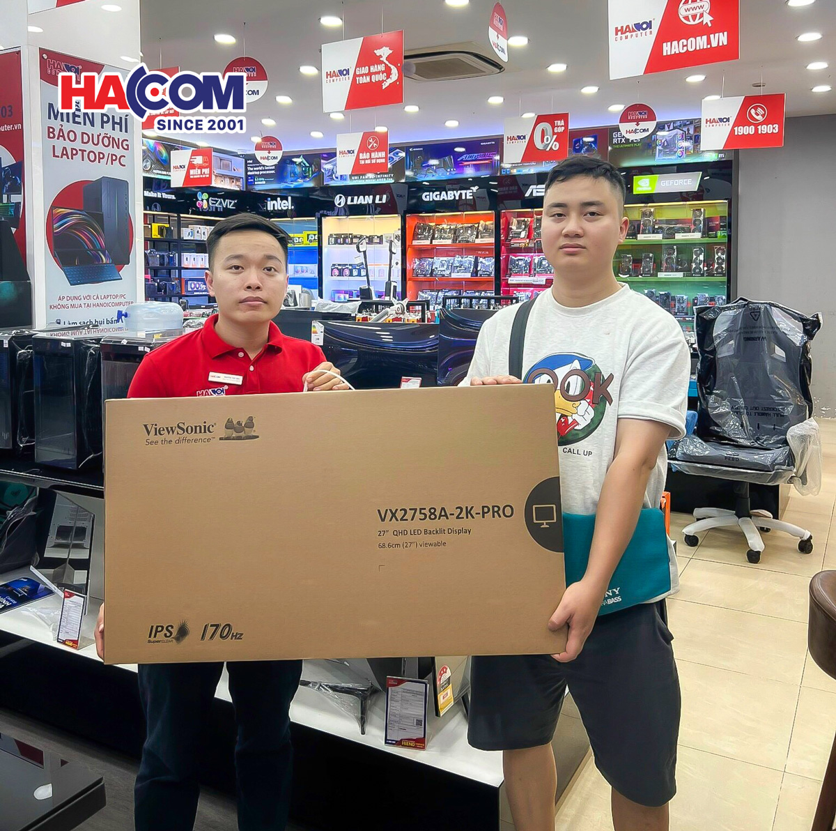 Lý do nên chọn màn hình gaming ViewSonic tại HACOM