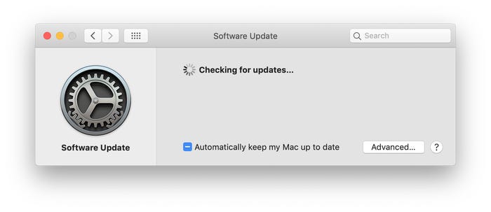Kiểm tra các bản cập nhật hệ thống