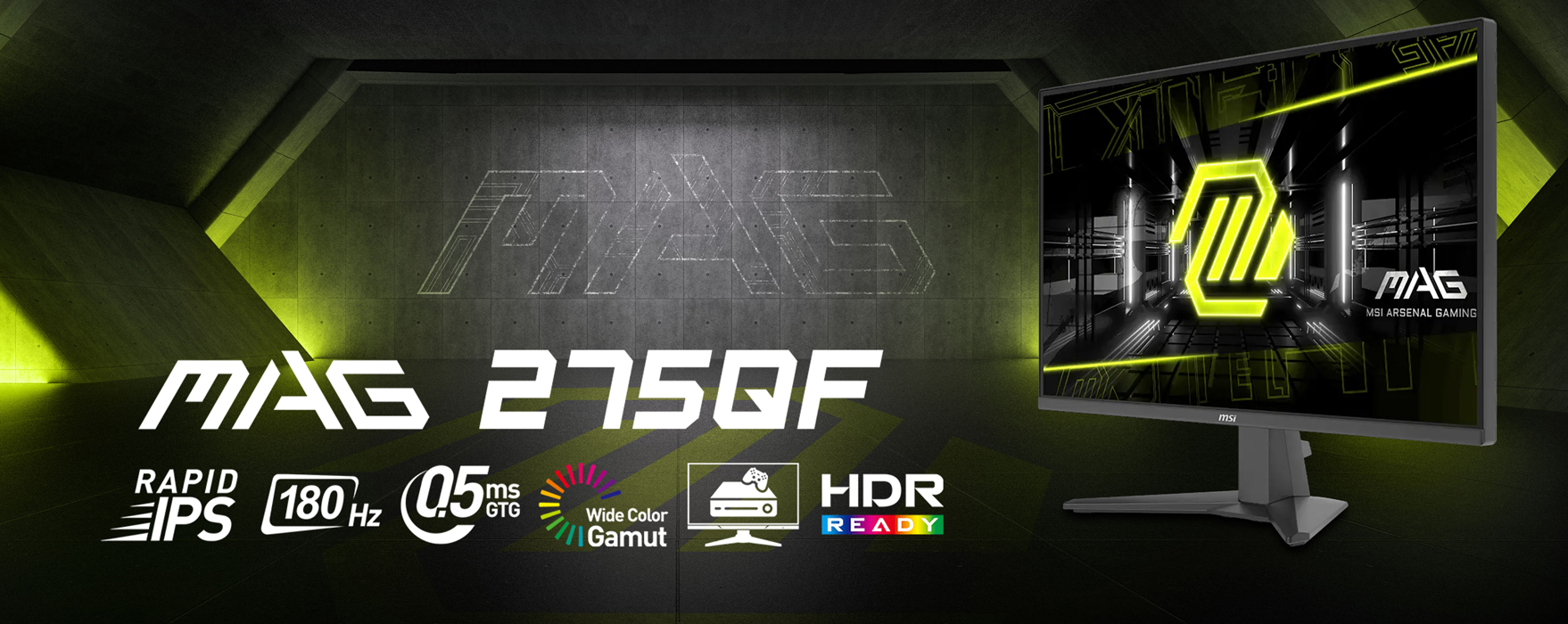 Màn hình MSI MAG 275QF 27 inch QHD 180Hz