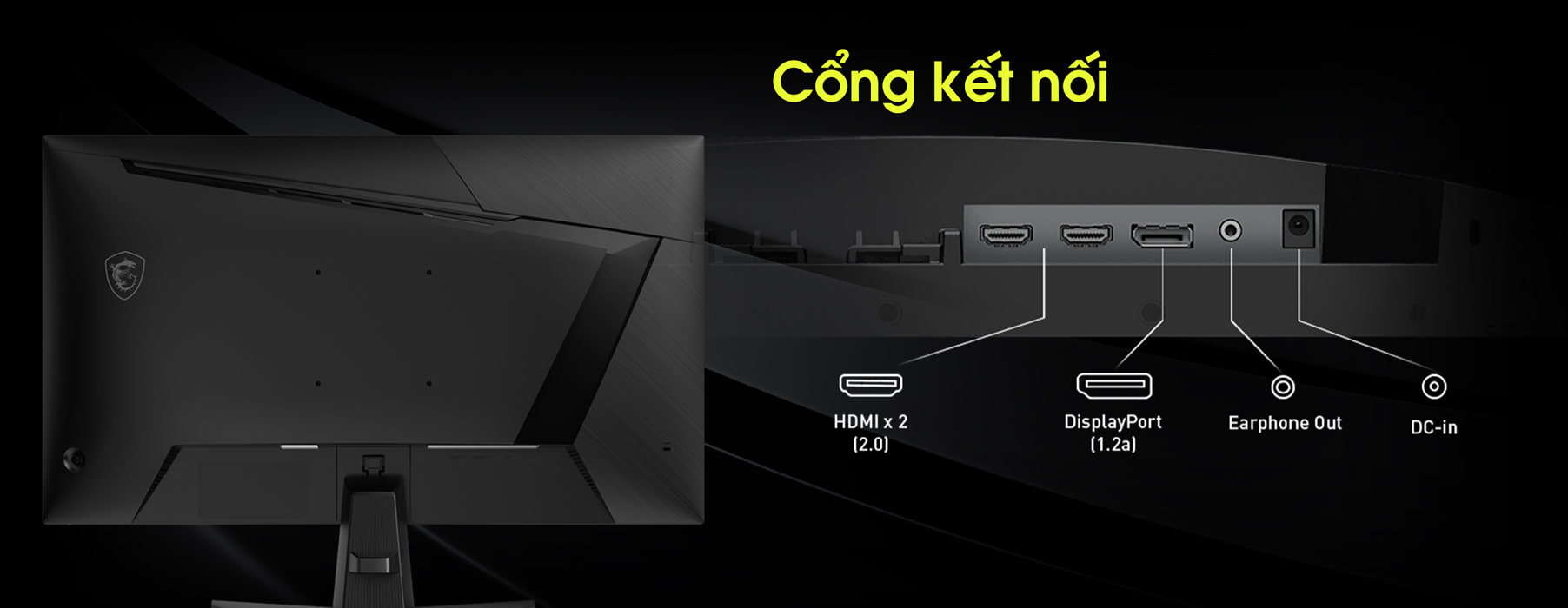 Cổng kết nối MSI MAG 275QF