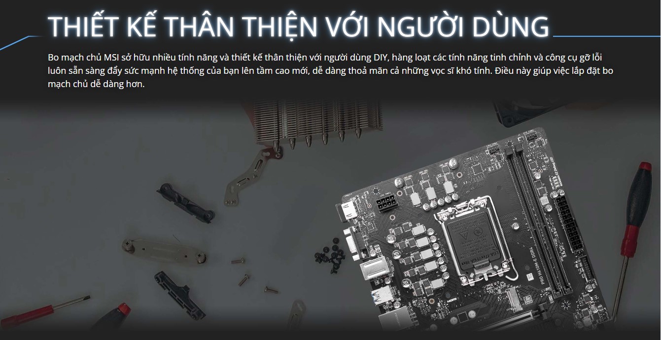 Mainboard MSI PRO H610M-E DDR4