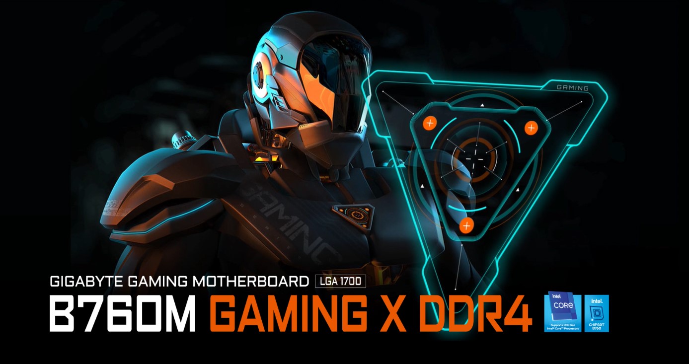 Mainboard Gigabyte B760M GAMING X DDR4 hacom 1