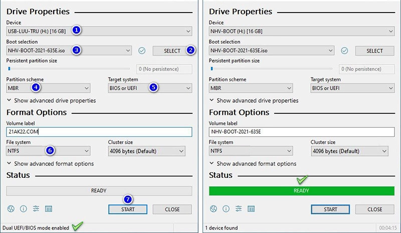 Tạo USB Boot bằng Rufus