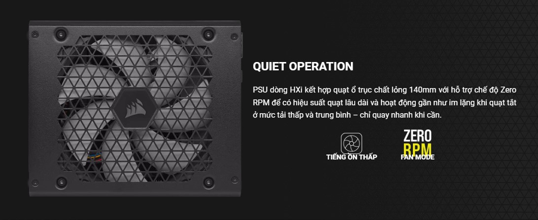 Nguồn Corsair HX1200i 2023 (80 Plus Platinum/Màu Đen/Full Modular) 