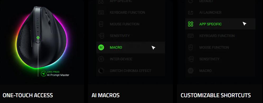 Chuột Gaming không dây Razer Pro Click V2 Vertical (RZ01-05250100-R3A1) 4