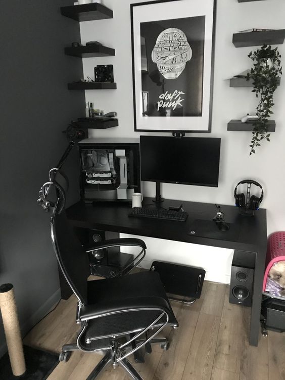 dàn pc đẹp góc tường