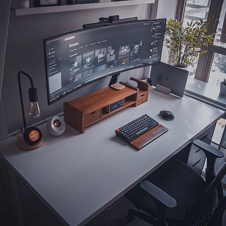 dàn pc gaming đẹp màn hình cong