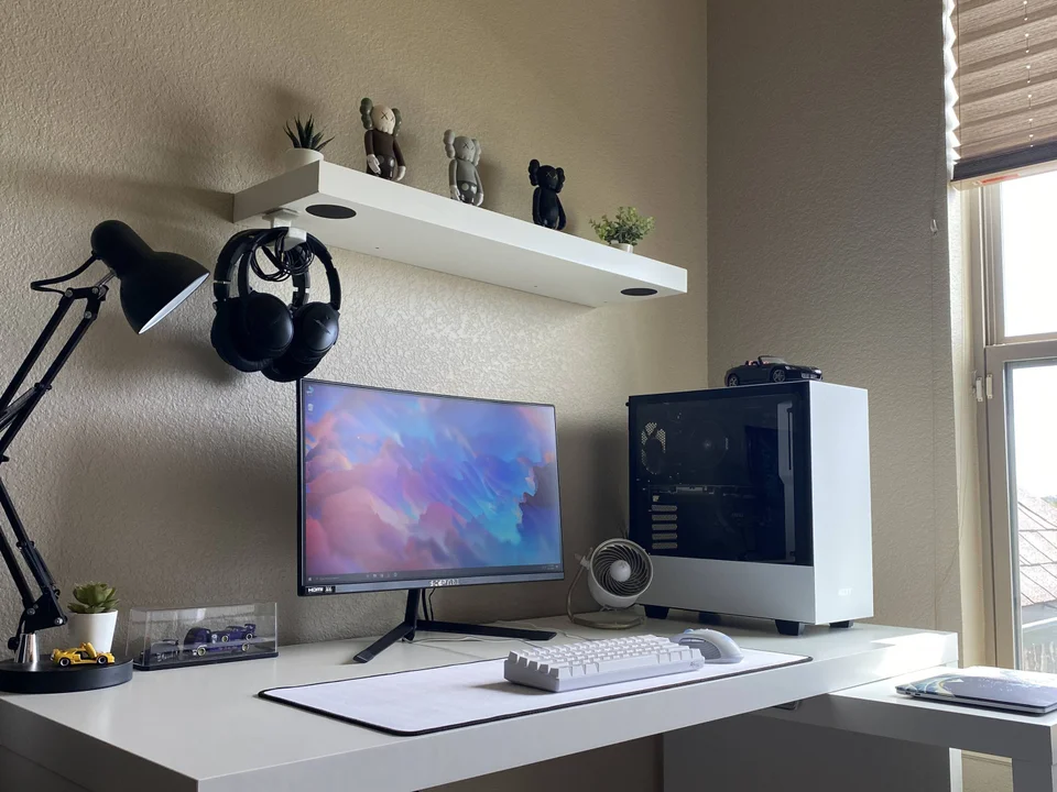 dàn pc gaming đẹp đơn giản