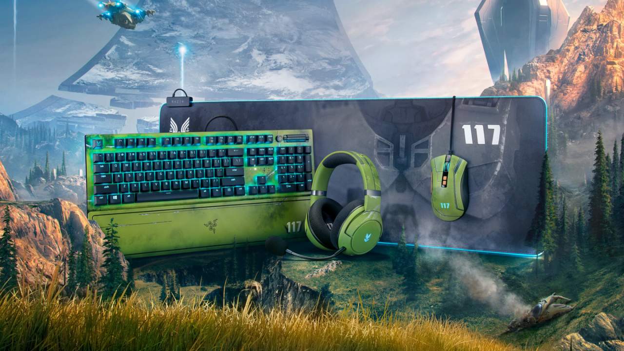 bàn phím đắt nhất thế giới Razer BlackWidow V3 HALO Infinite Green