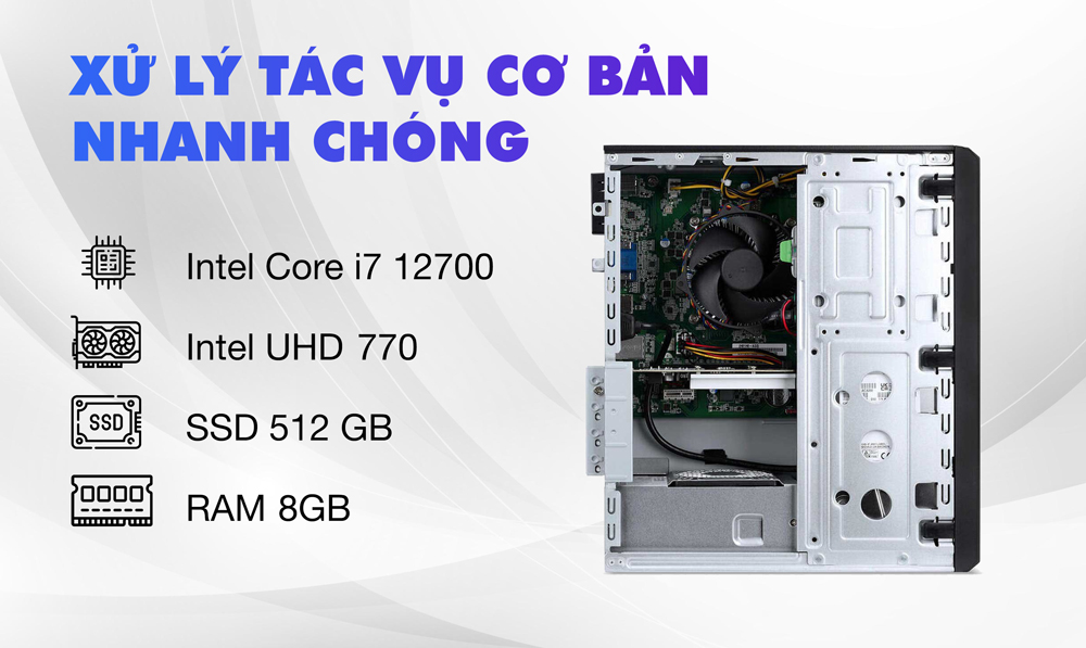 PC Acer Veriton X2690G cấu hình