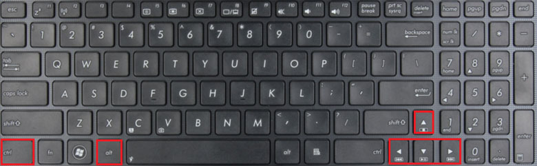 Cách khắc phục màn hình laptop xoay ngang bằng tổ hợp phím