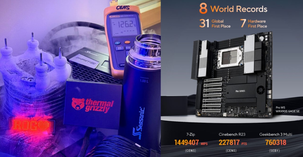 AMD Threadripper PRO 9995WX phá 8 kỷ lục thế giới