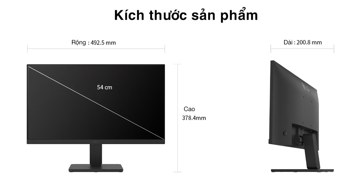 màn hình văn phòng LG 22U401A - HACOM