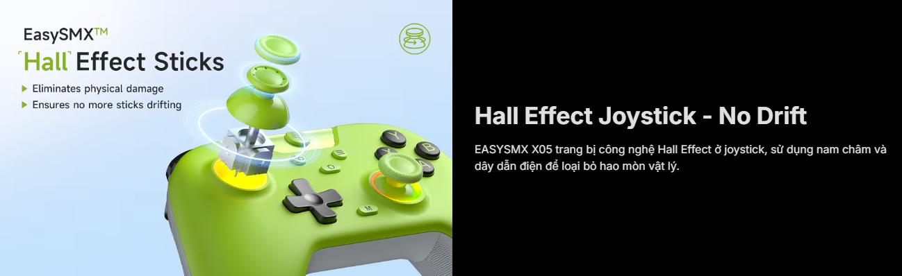 Tay cầm chơi game không dây EasySMX X05 Gaming 2