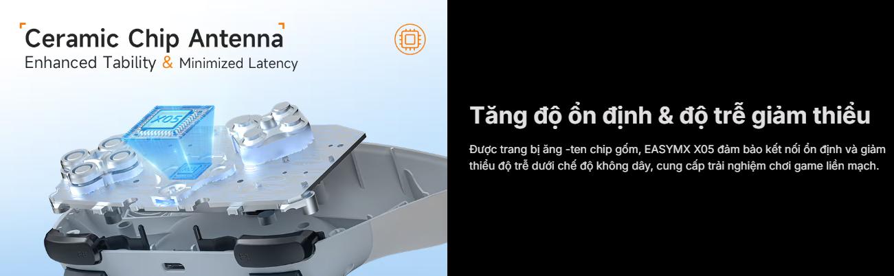 Tay cầm chơi game không dây EasySMX X05 Gaming 4