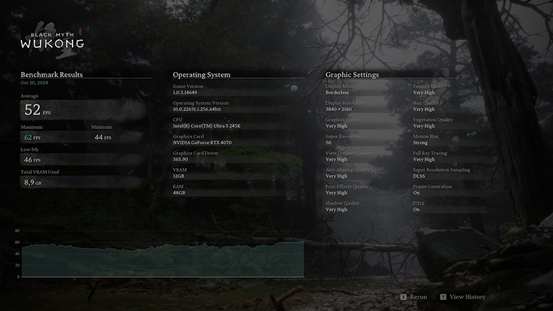 Bài test game Wukong với Intel Core Ultra 5 245K