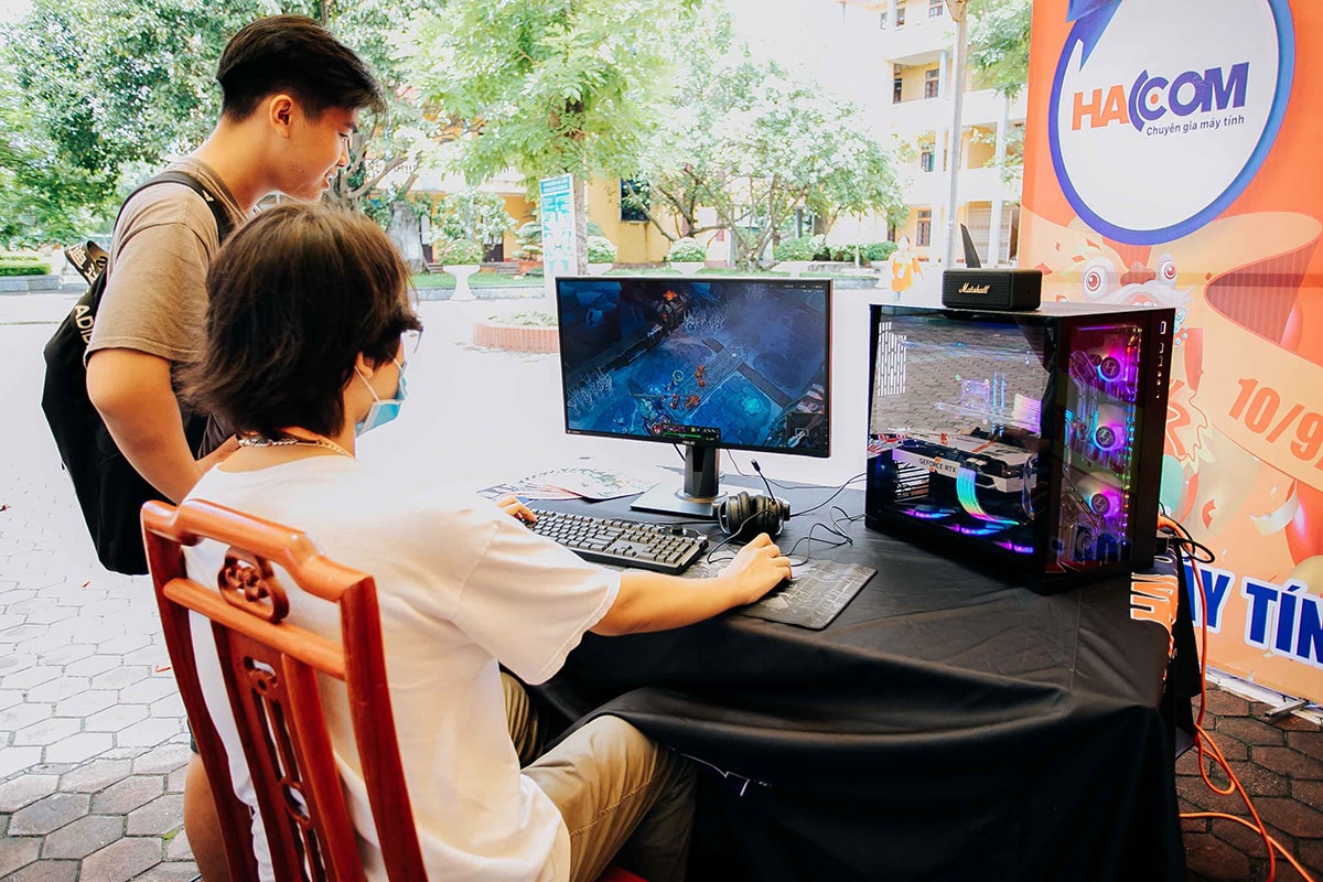 chương trình chào đón học sinh của HACOM Thanh Hóa