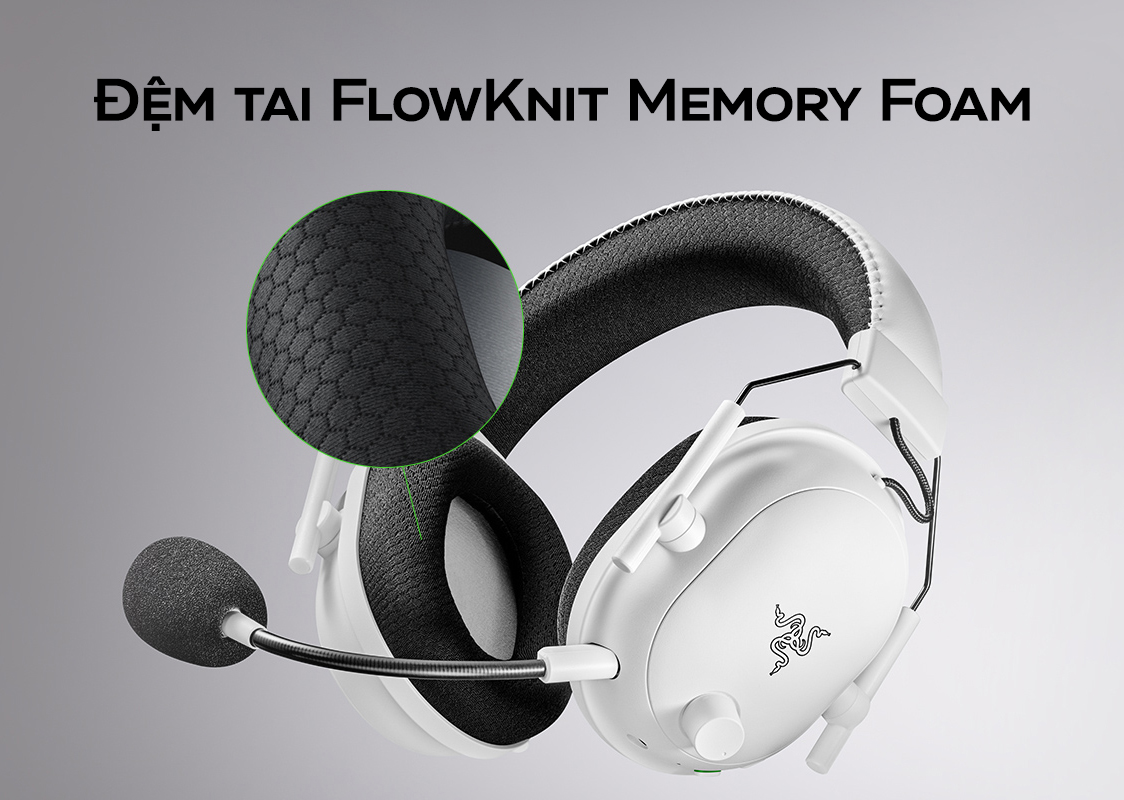 Tai nghe Razer BlackShark V2 Pro-Wireless-Trắng_RZ04-03220300-R3M1