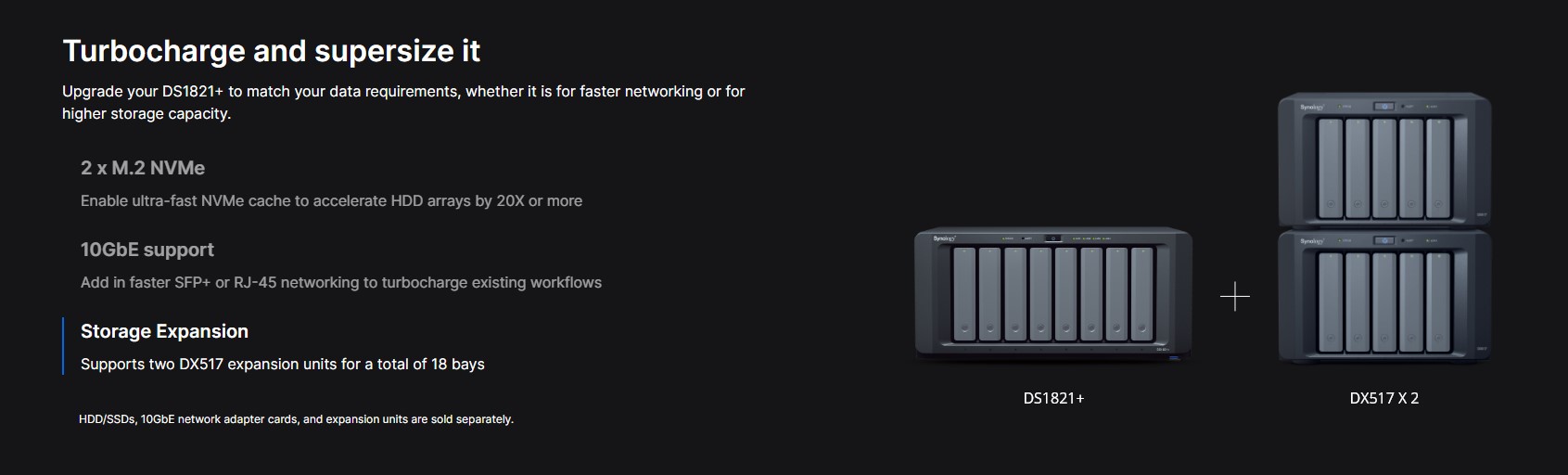 Thiết bị lưu trữ mạng Synology DS1821+