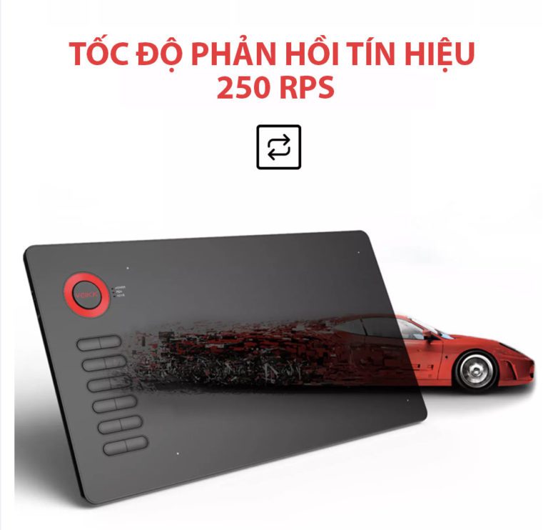 Bảng vẽ điện tử Veikk A15 tốc độ phản hồi nhanh