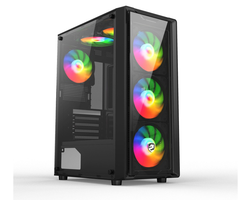 Vỏ case 2 mặt kính đen