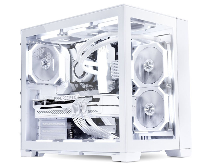 Vỏ case 2 mặt kính trắng