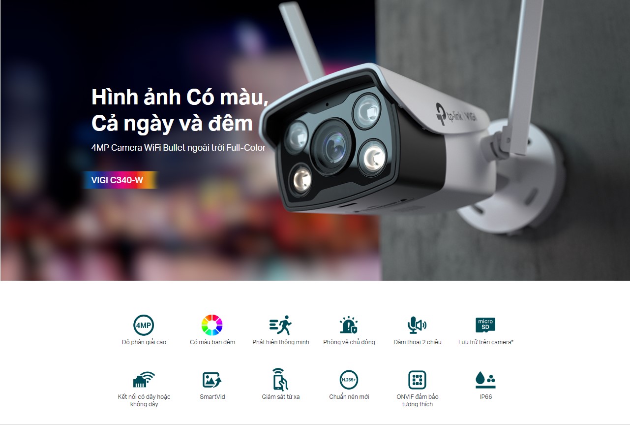 Camera TP-Link VIGI C340 - W (4mm)