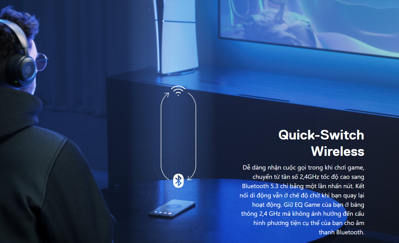 Tai nghe gaming không dây SteelSeries Arctis Nova 5 - Màu đen 5