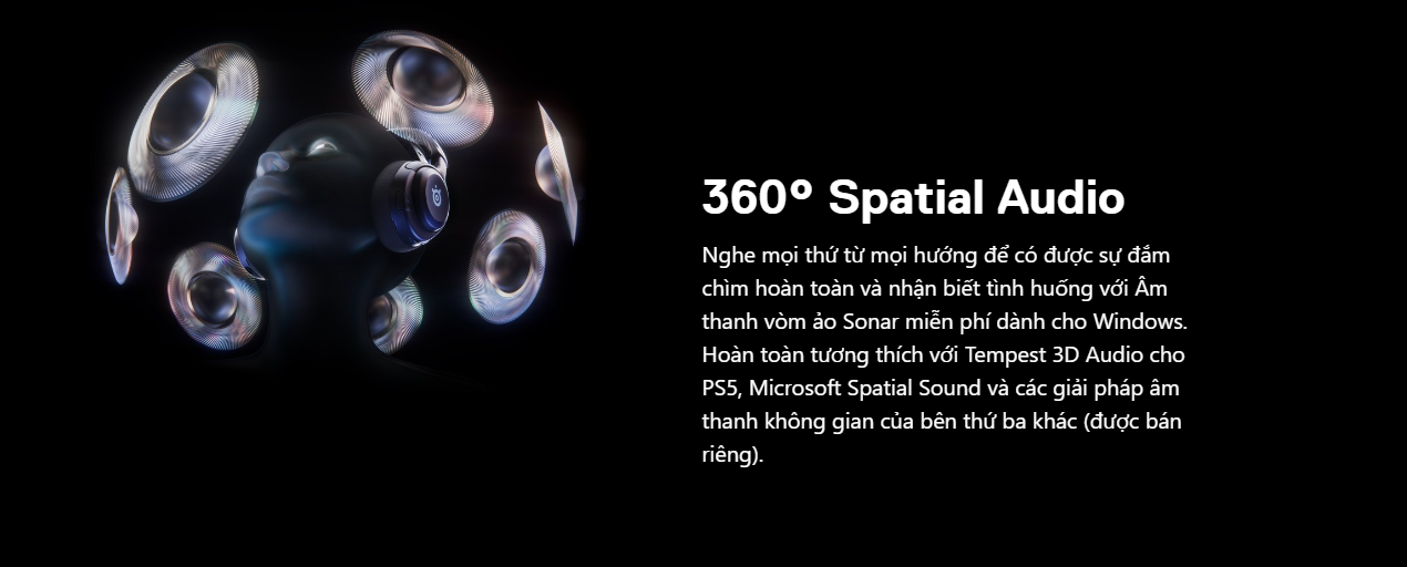 Tai nghe gaming không dây SteelSeries Arctis Nova 5 - Màu đen 9