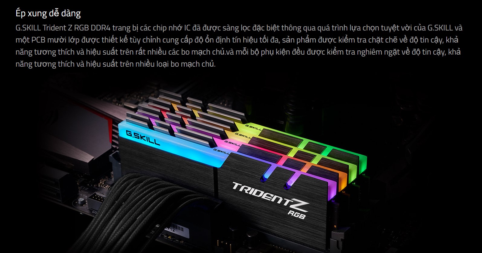 RAM Desktop Gskill Trident Z RGB