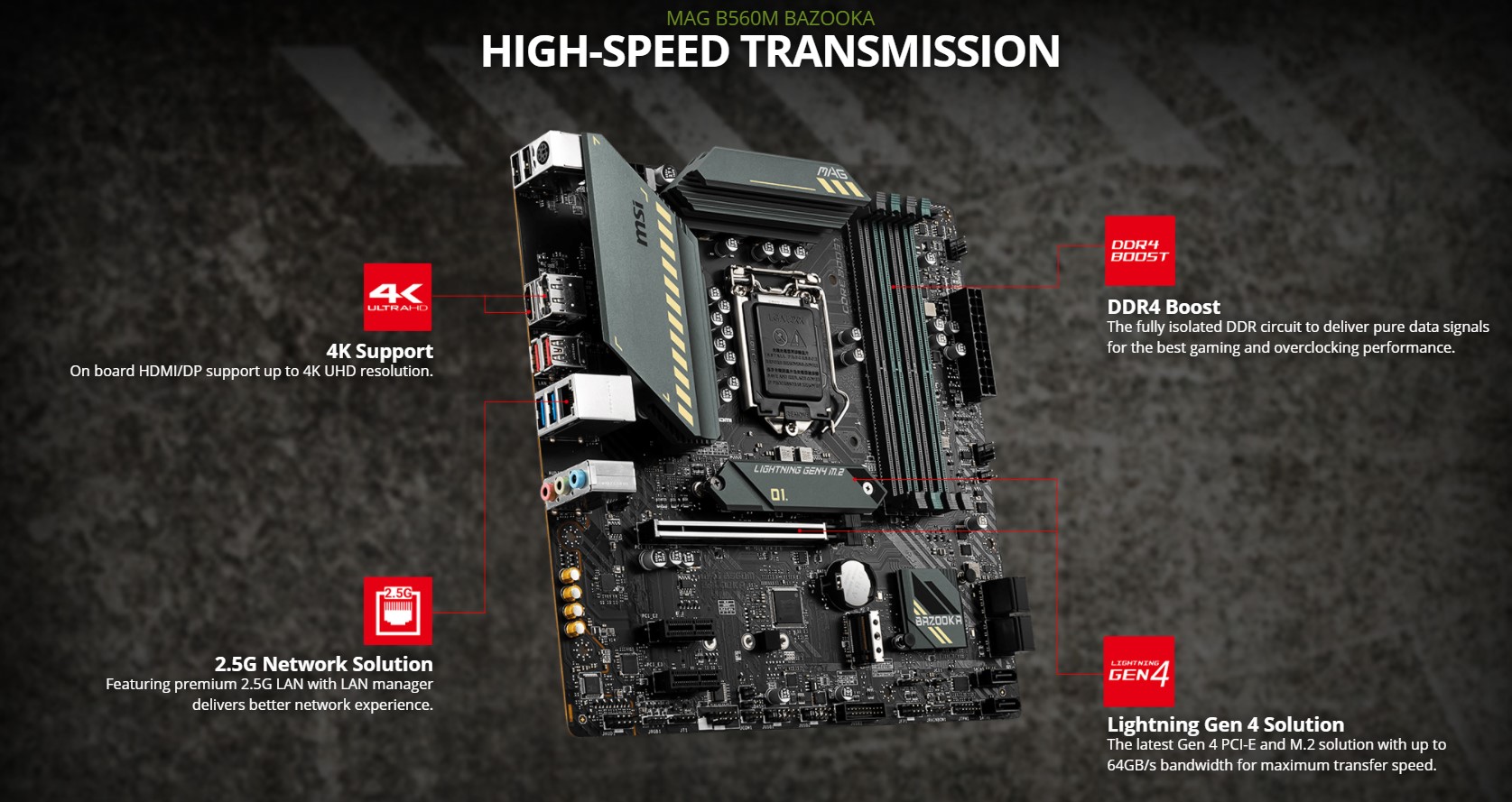 Mainboard MSI B560M BAZOOKA