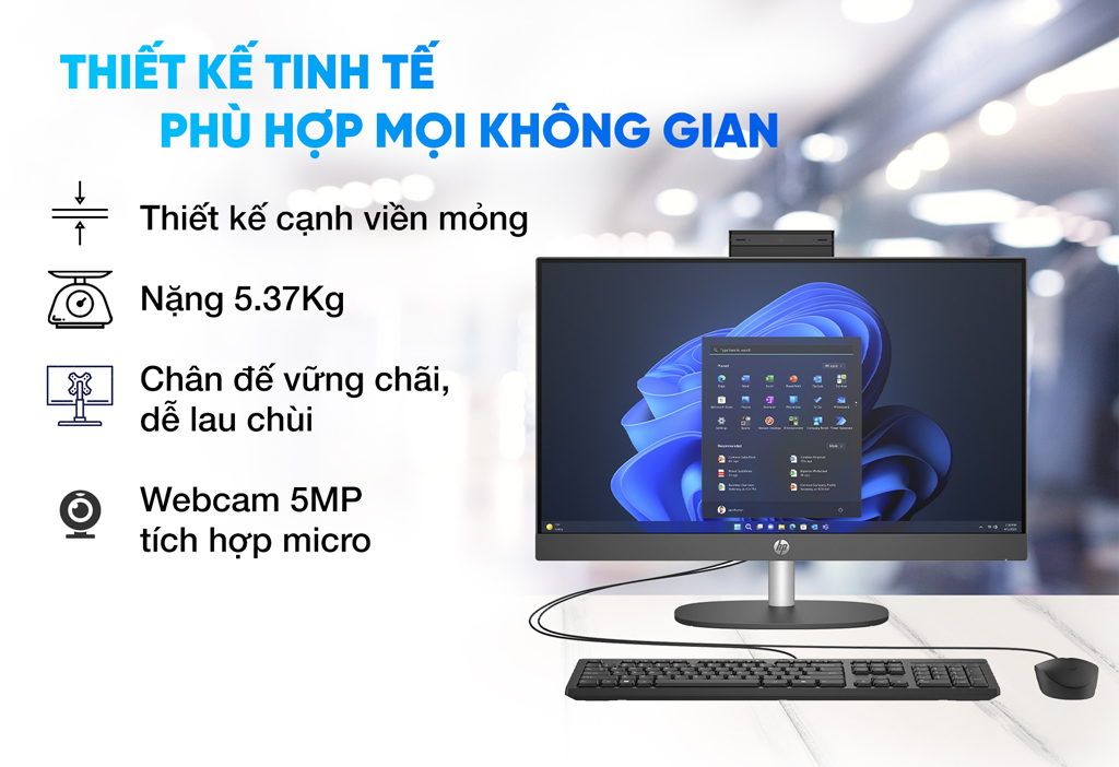 PC đồng bộ HP ProOne 240 G10 AIO (AY2G5PT)