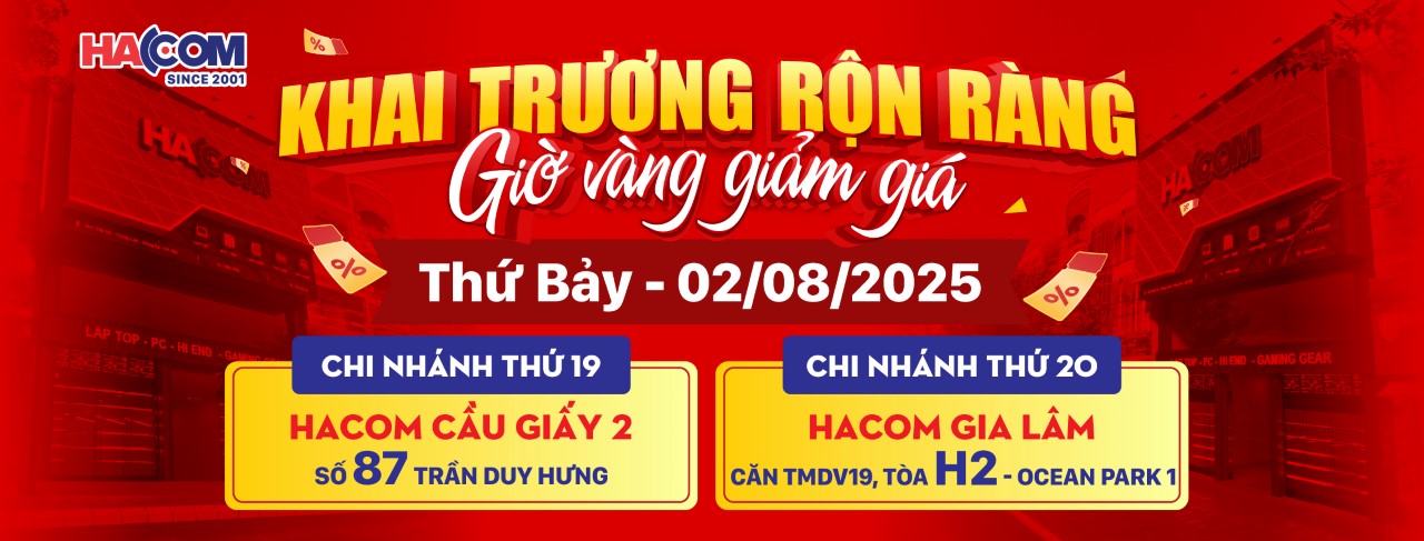 HACOM khai trương 02 chi nhánh mới