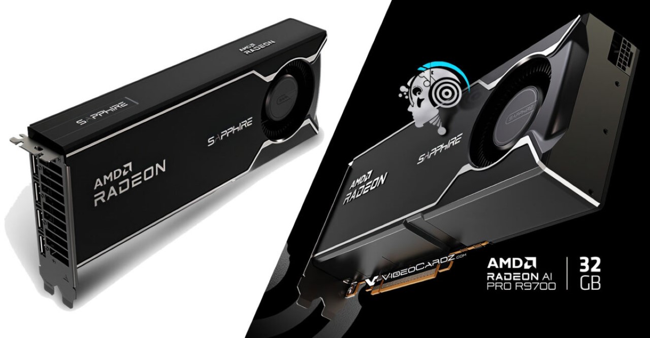 Sapphire ra mắt Radeon AI PRO R9700
