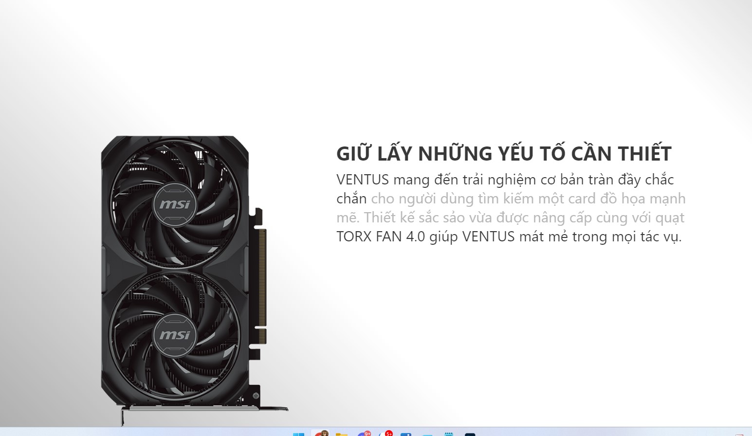 Card màn hình MSI RTX 4060 VENTUS 2X BLACK 8G OC