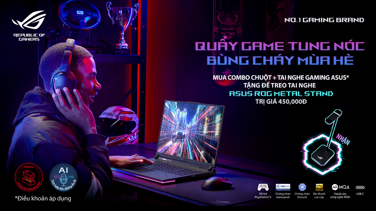 Tai nghe Gaming Asus