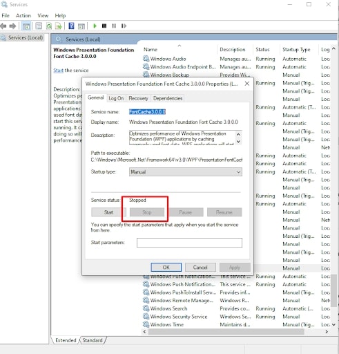 Hướng dẫn tối ưu h&oacute;a AutoCad trong windows bằng dừng bộ đệm ph&ocirc;ng chữ của Windows Presentation Foundation