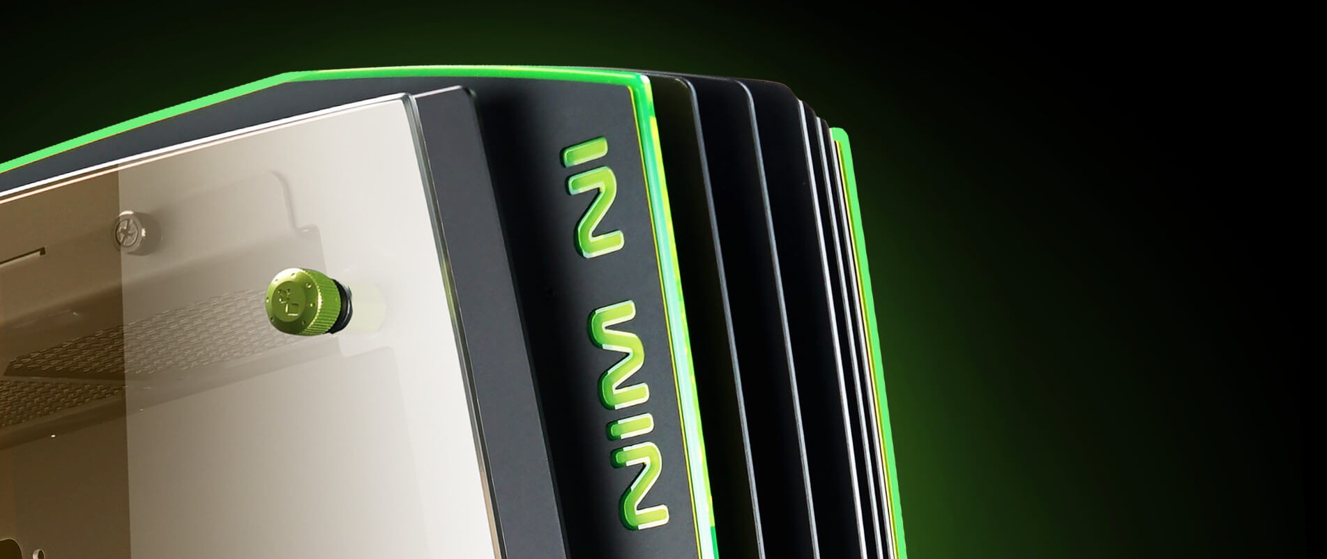 Case In-Win H-Frame Green 2.0 + SII-1065W - 30th Anniversary Premium Signature Combo Full-Tower Đen/Xanh Lá giới thiệu 4