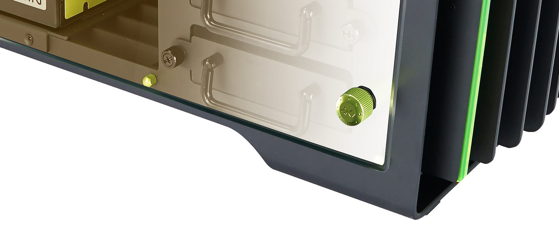 Case In-Win H-Frame Green 2.0 + SII-1065W - 30th Anniversary Premium Signature Combo Full-Tower Đen/Xanh Lá giới thiệu 6