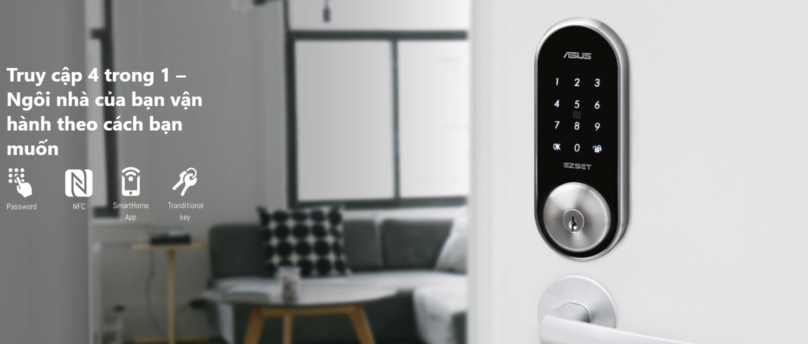 Khóa cửa thông minh - SmartHome Asus DL101