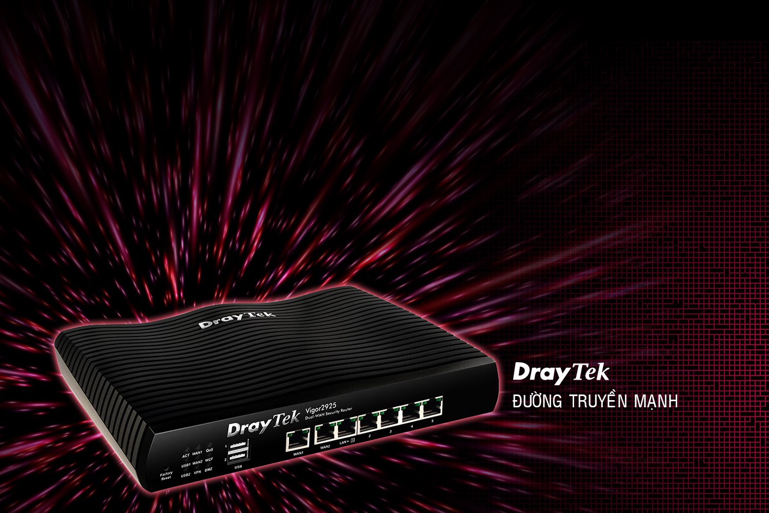 Cân bằng tải Draytek Vigor 2925 hacom 1