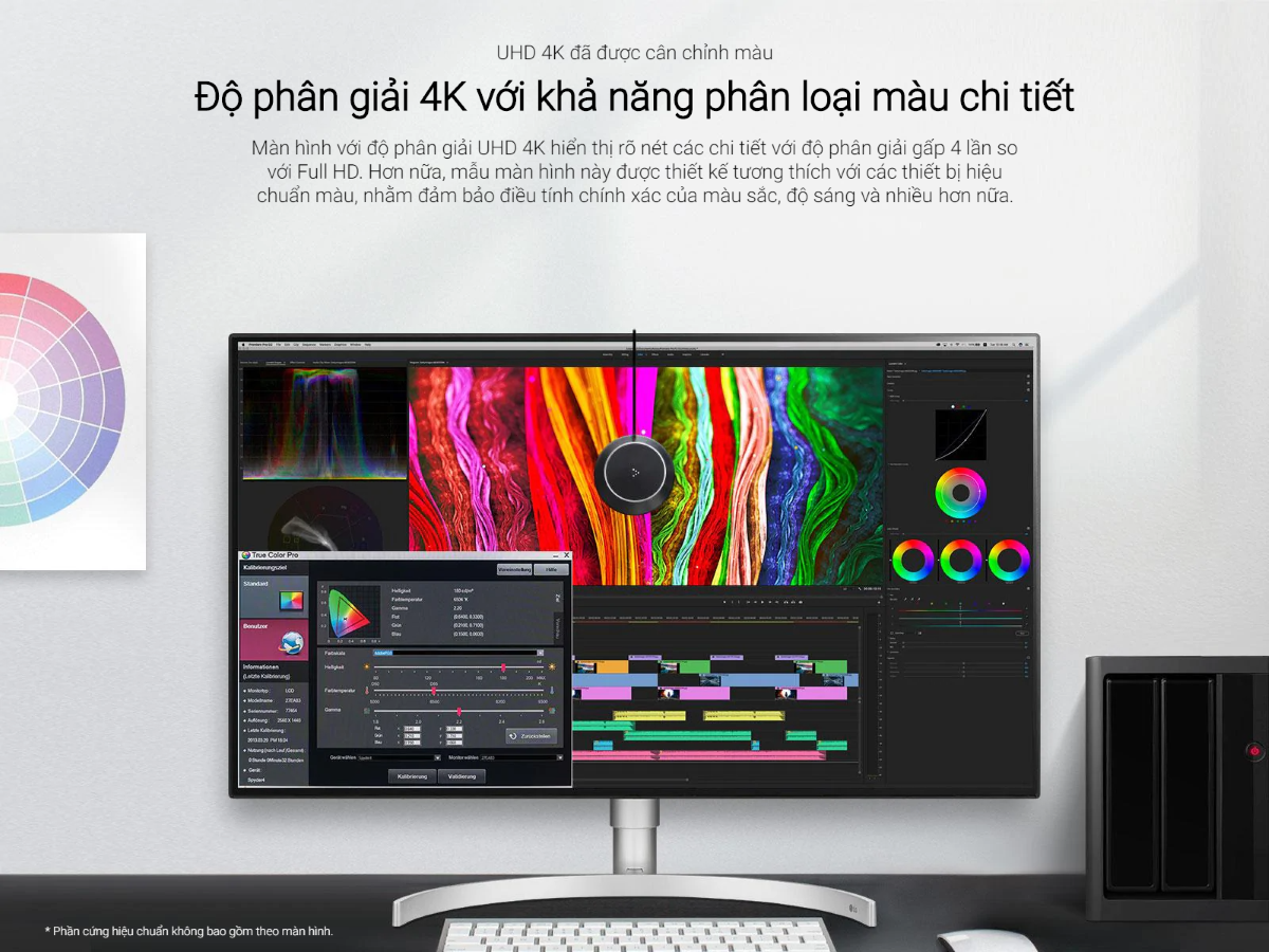 Màn hình LG 32UL950-W phân loại chi tiết màu