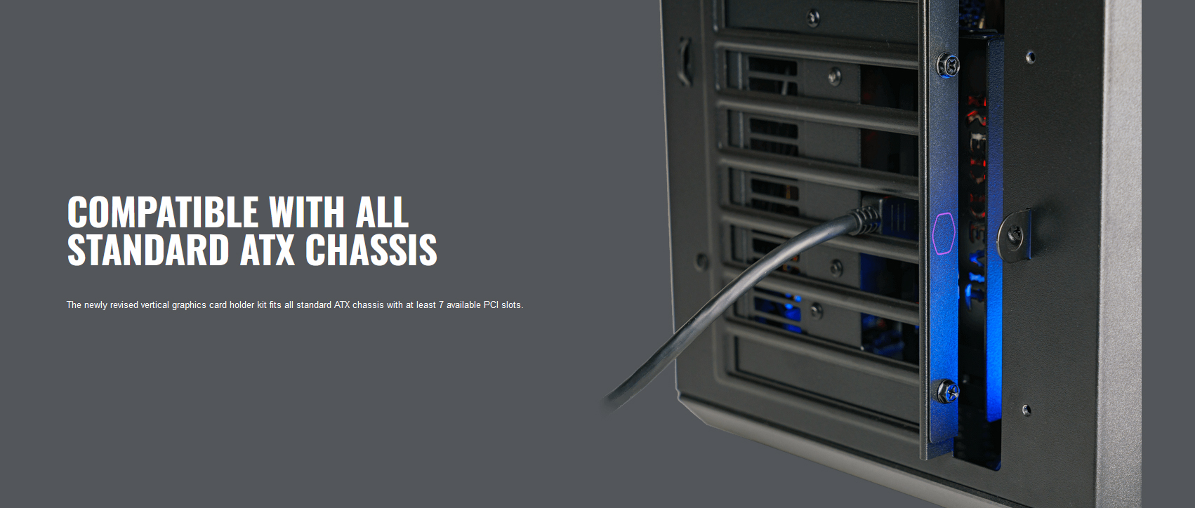 Riser Cooler Master VERTICAL GRAPHICS CARD HOLDER KIT V2 giới thiệu 3