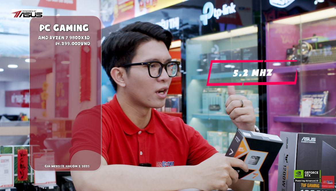 Chip AMD Ryzen 7 9800x3D