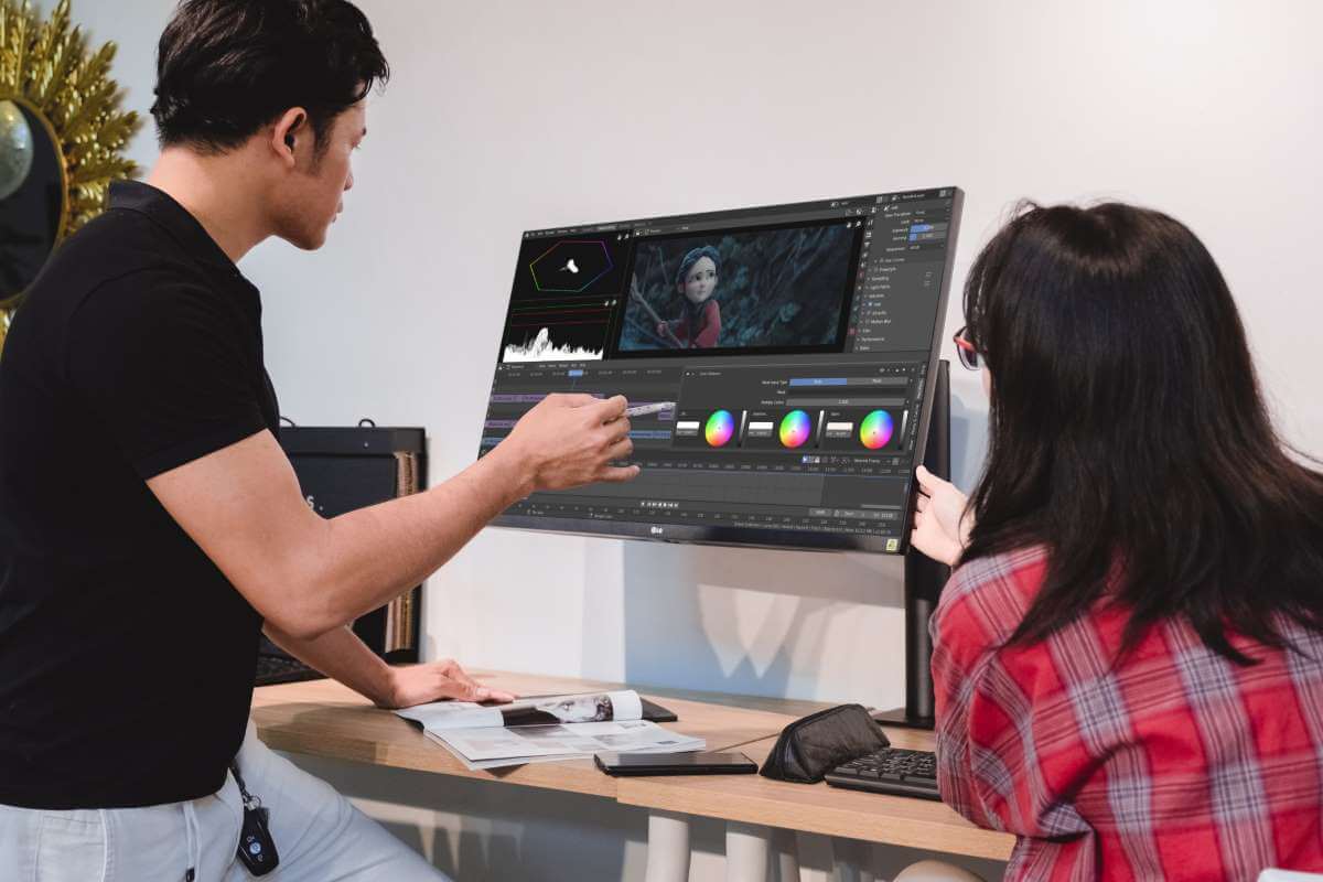 thiết bị văn phòng, màn hình máy tính, máy tính xách tay, lg, lg gram, làm việc phong cách, LG Gram 15Z90N, LG Ergo 27QN880