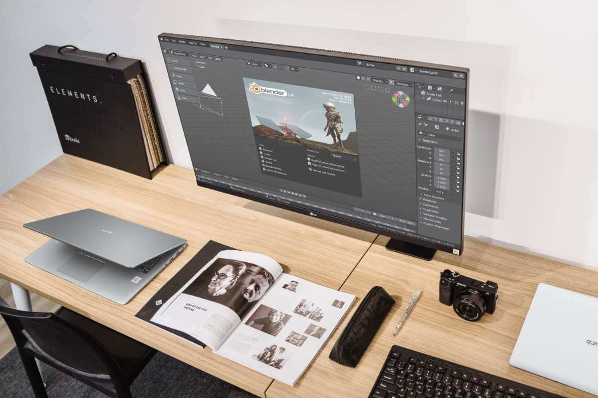 thiết bị văn phòng, màn hình máy tính, máy tính xách tay, lg, lg gram, làm việc phong cách, LG Gram 15Z90N, LG Ergo 27QN880