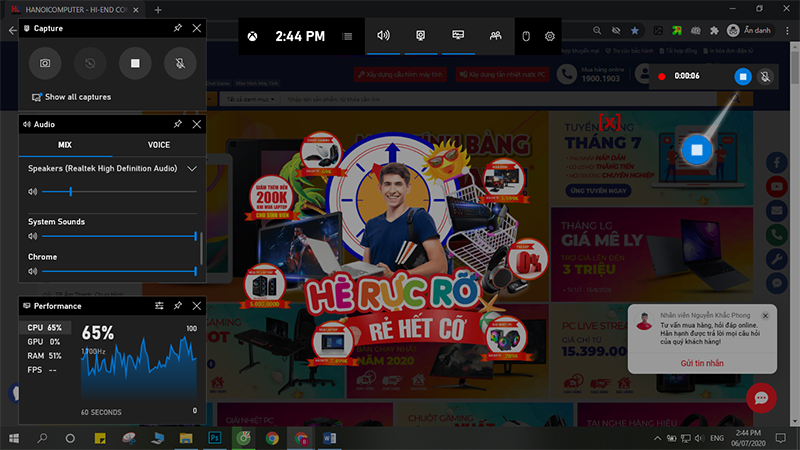 Bước 4: Quay màn hình Laptop Win 10 không cần phần mềm, Quay màn hình Laptop Win 10, Quay màn hình Laptop