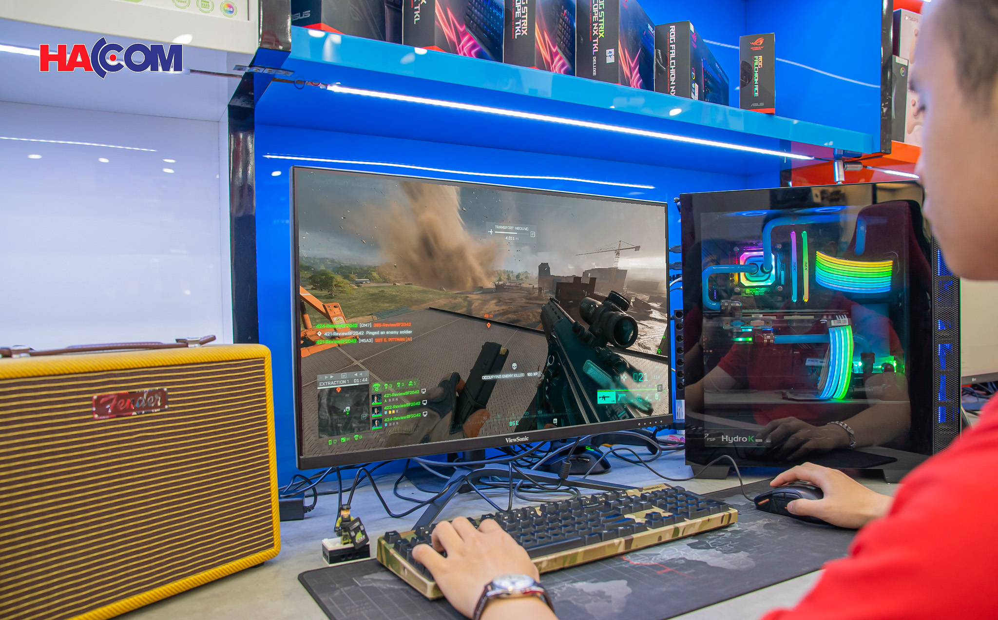 Viewsonic VX2428 test thử màn